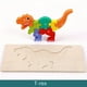 thumbnail image 5 of Children's 3d Wooden Three-dimensional Puzzle Building Blocks Baby Puzzle Early Education Intelligence Wooden Dinosaur Toys For Baby Birthday Gift Children's Day Gift, 5 of 5
