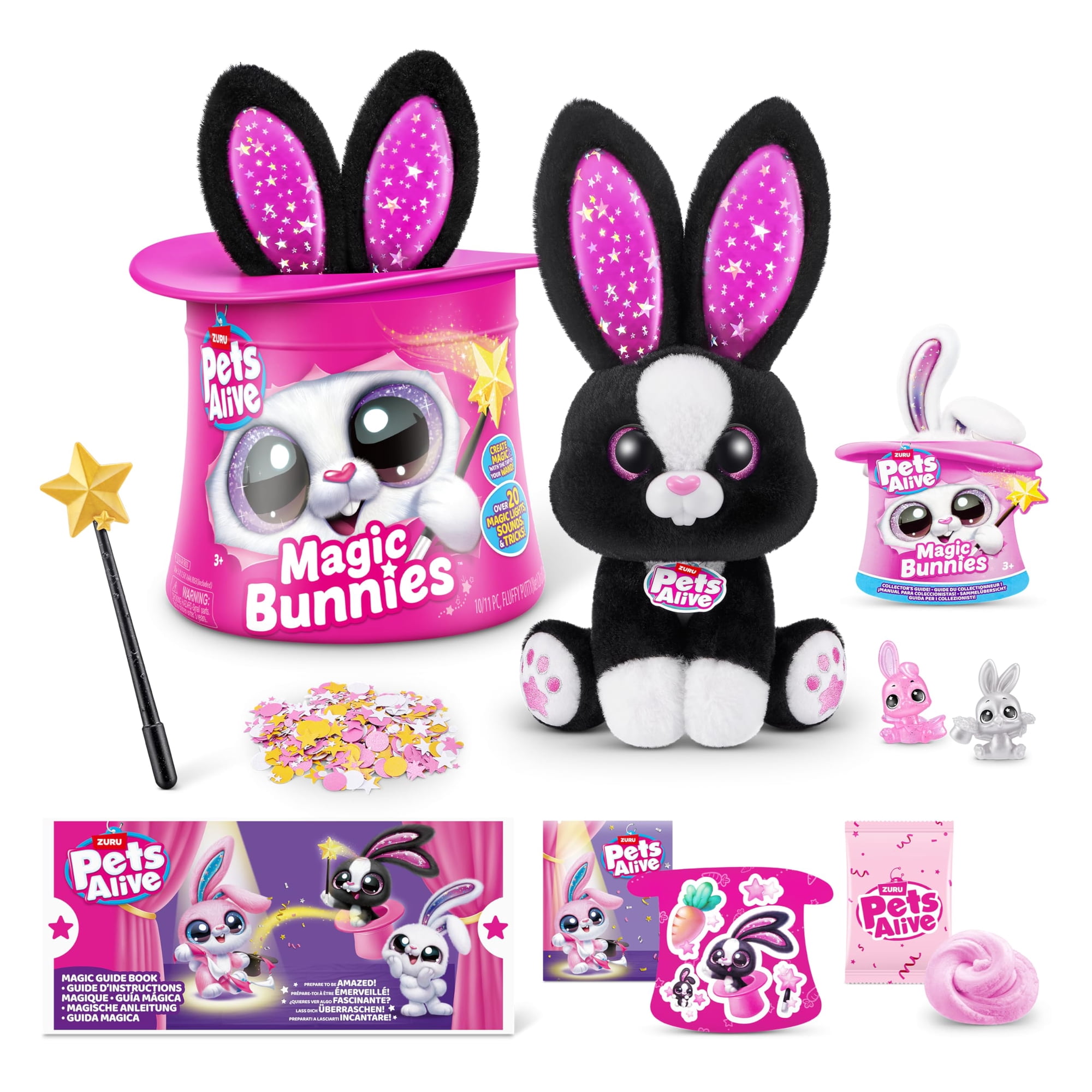 Peluche Electrónico Pets Alive Magic Bunnies Sootie