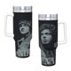 thumbnail image 4 of Nirvana Vaso aislado de acero inoxidable con asa, diseño temático, regalo para familia, amigos y fans; incluye pajita y encaja en el portavasos estándar, 40 oz, 4 of 6