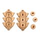 thumbnail image 1 of Tablero Ocupado Para Ni?os, Accesorios DIY, Juguetes Sensoriales De Madera Para Ni?os, Viajes, Transporte, 1 of 5