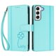 thumbnail image 3 of Funda Cartera Trébol para Samsung Galaxy S22 5G con Ranuras Tarjetas y Carga Inalámbrica Verde menta, 3 of 6