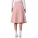 thumbnail image 3 of INSPIRE CHIC Falda Midi Línea A con Bolsillos de Imitación de Gamuza Elástica para Mujer con Cinturón S Rosa, 3 of 6