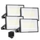 thumbnail image 1 of Focos LED de inundación Onforu 80 W, paquete de 4, impermeables IP66, 1 of 7
