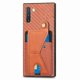 thumbnail image 3 of Funda Resistente para Samsung Galaxy Note 10 con Tarjetero y Soporte, Diseño Magnético Marrón, 3 of 5