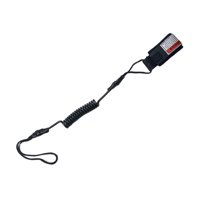 Magideal - Correa De Tabla De Surf, Cuerda De Tabla De Paddle En Espiral, Cuerda Ajustable De Correa De Surf, Cuerda De Seguridad De Paleta , Para Equipo De Negro