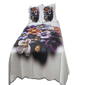 Genérico - Cubrecama De Verano 3D 2 Plazas 230 X 250 Cm V06