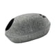 thumbnail image 1 of Cama de fieltro premium para , cueva desmontable con cremallera, cama para mascotas, cama para mascotas, escondite semicerrado, casa , GRIS, 1 of 5