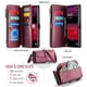 thumbnail image 3 of CaseMe Funda de Cuero para Samsung Galaxy A16 5G Tipo Billetera [Bloqueo RFID] con Ranura para Billetes con Zíper y 10 Tarjetas, Correa de Hombro Magnética de Cuero PU Suave para Samsung Galaxy A16 5, 3 of 13