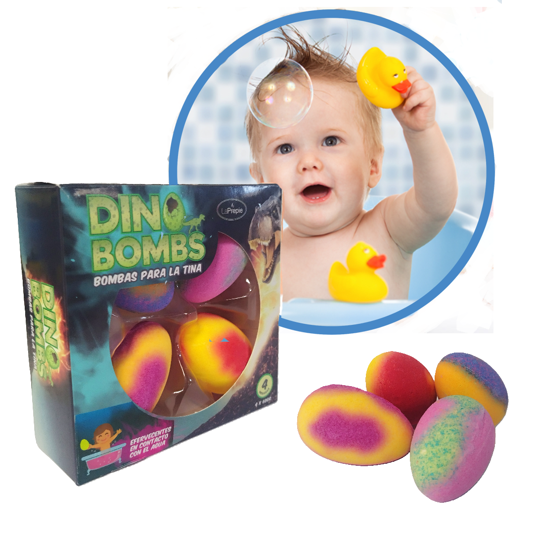Laprepie - Bombas Efervescentes Huevo De Dinosaurio Para La Tina – Baño