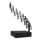 thumbnail image 4 of Escultura abstracta de metal, arte, estatua, artesanía, adorno minimalista, decoración moderna para el hogar, decoración de aniversario, sala de estar, 4 of 5