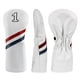 thumbnail image 1 of Cubiertas de cabeza del club de golf Cuero premium para hierro, conductor, madera de Fairway, híbrido, puñador de hojas y mallet Putter Cubierta de ajuste (número 1), 1 of 3
