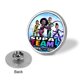 thumbnail image 3 of Supa Team-Theme Round Button Badge: Premium Metal Construction, Ideal for High-End Events 2.8 cm, 3 of 6