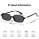 thumbnail image 5 of Gafas de Sol YMRFW Retro Rectangulares para Mujer con Protección UV400, 5 of 6