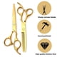 thumbnail image 3 of Tijeras para cortar el cabello, 10 piezas de tijeras profesionales para el cabello con tijeras de entresacar, peine, capa y clip, 3 of 5