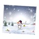 thumbnail image 1 of Manta Franela Impresión Digital Cama Sofá Throw Snowman_1 130x150cm, 1 of 5