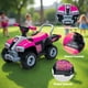 thumbnail image 4 of Moto Niños Cuatrimoto Eléctrica Estilo Mario Kart Fucsia, 4 of 6