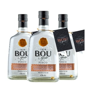 Bou - Pack X3 Pisco Legado Blanco Premium
