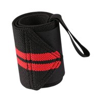 Ioensy - Muñequeras Levantamiento De Pesas Mujer Unisex Para Cargar Tensión Trabajando Rojo