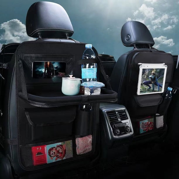 1pc Multi-Pocket Universal Car Seat Organizer with Tablet Holder - Keep Your Car Clean and Tidy with this Multifunctional Bag