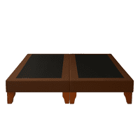 Ethan Desing - Base De Cama 2 Plazas Café Oscuro