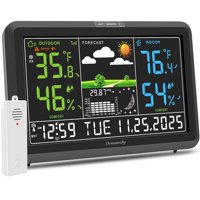 Termómetro Weather Station Dreamsky Para Interiores Y Exteriores
