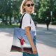 thumbnail image 5 of Cristiano Ronaldo Bolso de tela con estampado de lienzo para mujer, bolsa de compras reutilizable y estética, con cremallera interior, regalo para mujer, 35 × 40 cm., 5 of 6
