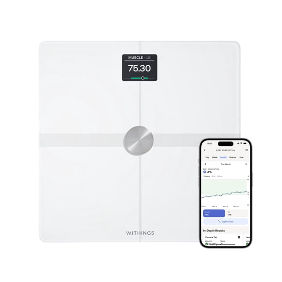 Báscula Withings Body Smart Wi-Fi Bluetooth para Grasa Corporal