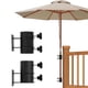 thumbnail image 2 of Montaje de paraguas de patio pesado - abrazadera de soporte para carril de cubierta, balcón, patio, vallas (montaje de superficies planas), 2 of 3