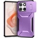 thumbnail image 1 of Funda Resistente para Motorola Moto G Stylus 2025 con Tapa Deslizante y Protección Militar Morado, 1 of 5