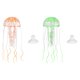 thumbnail image 1 of Decoración de Acuario Uxcell Medusa, Decoraciones para Peceras Medusa Falsa Brillante de Silicona, (Verde/Naranja, M, 2 Piezas), Destinado para Decoración de Tanque, 1 of 7