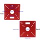 thumbnail image 2 of Placa de inserción para mesa de fresadora KETIPED de aluminio 12x12x0,5 cm roja, 2 of 6