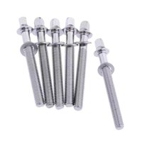 Magideal - 6X Varillas De Tensión Para Batería Tornillos De Fijación Para Batería Con Arandelas Tornillos De 5 Mm Para Orejetas De Batería Pernos Para Orejetas D M5X80Mm