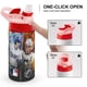 thumbnail image 4 of NBA-MLB-NHL-NFLBotella de Agua con Tapa Pop Top de Un Toque, Acero Inoxidable, a Prueba de Fugas, para Deportes, Botella Infantil rosa 12 oz, 4 of 6