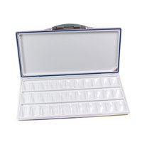 Bothyi - Paleta De Acuarela Para Pinturas Acrílicas Y Al Óleo Con Cubierta, Paleta De Pintura Para Principiantes, 33 Pocillos