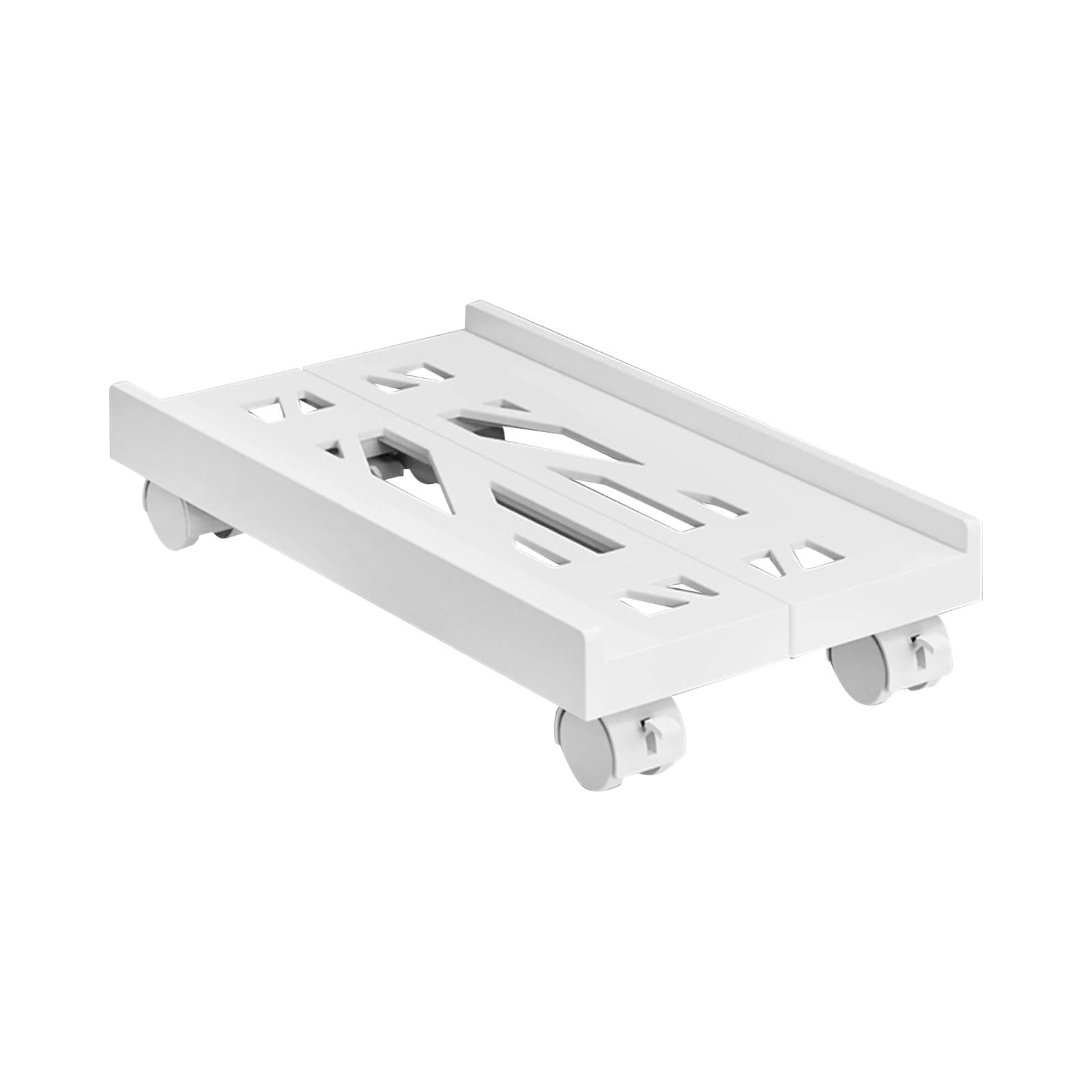Magideal - Soporte Para Cpu Móvil, Soporte De Torre Para Pc, Protector Que Se Adapta A La Mayoría De Los Soportes De Escritorio Para Pc, Torre De Pc Extraíble Blanco