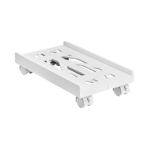 Magideal - Soporte Para Cpu Móvil, Soporte De Torre Para Pc, Protector Que Se Adapta A La Mayoría De Los Soportes De Escritorio Para Pc, Torre De Pc Extraíble Blanco
