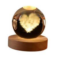 Ioensy - Lámpara De Noche Con Adornos De Luz Nocturna De Bola 3D Para Adolescentes, Niños Y Niñas, Regalos De Cumpleaños, Corazón