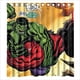 thumbnail image 1 of Cortina de ducha de Hulk Rojo vs. Hulk Verde, juego de cortina de baño con ganchos, tamaño 66 x 72 pulgadas, 1 of 3
