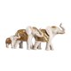 thumbnail image 3 of Estatuilla De Arte De Colección De Estatua De Elefante De Resina Para Decoración De Mesa De Gabinete Familia, 3 of 5