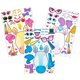 thumbnail image 3 of Hojas de pegatinas JOYIN Make-a-Face Unicorn Fantasy 36 piezas, 3 of 6