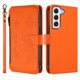 thumbnail image 2 of Funda Cartera Mariposa para [Samsung Galaxy S22 5G] con Soporte y Cremallera Naranja, 2 of 6