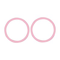 Ioensy - 2 Piezas De Anillo De Silicona Para Rótula, Accesorio Fijo Para Estabilización De Rodilla, Redondo, Rosa