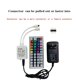 thumbnail image 3 of Controlador remoto con luz LED, receptor de infrarrojos, juego de conectores de fuente de alimentación DC 12 V 2 A para tiras de luces 5050 2835 3528, 3 of 6