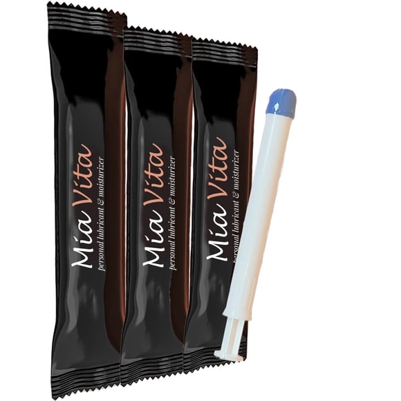 Crema hidratante Mia Vita precargada para piel íntima vaginal
