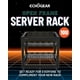 thumbnail image 2 of Network Rack ECHOGEAR 10U para montaje en pared con 2 estantes, 2 of 9