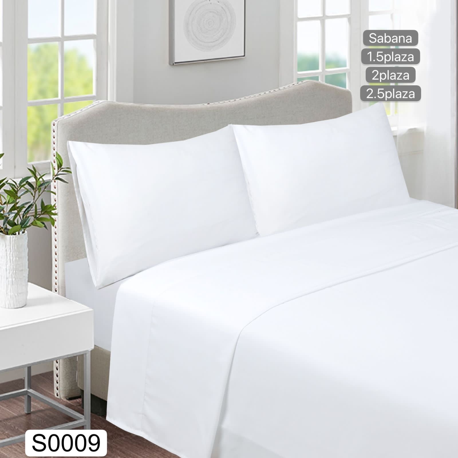 Todo Hogar Santiago De Chile - Sabana Lisa King Blanca