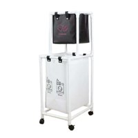 Magideal - Cesto Para Ropa Sucia Con Ruedas Cesto Para Ropa Sucia Con Marco De Acero Bolsa Para Ropa Sucia Extraíble Cesto Para Ropa Sucia Para Armario Del Hogar S