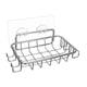 thumbnail image 2 of Soporte De Jabón Auto Drenaje Jabón Plato De Almacenamiento Estante A Prueba De Herrumbre Con Gancho, 2 of 5