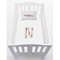 Tuyo Print - Cubreplumón Moisés - Colecho Letras Vintage N