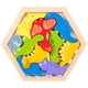 thumbnail image 3 of Rompecabezas De Madera Clasificación De Bloques De Apilamiento Dinosaurio De Juguete Educativo, 3 of 5